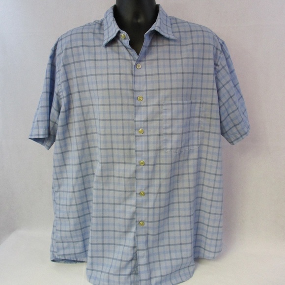 Van Heusen Mens Casual Button Front Shirt Size XLT - Picture 1 of 5